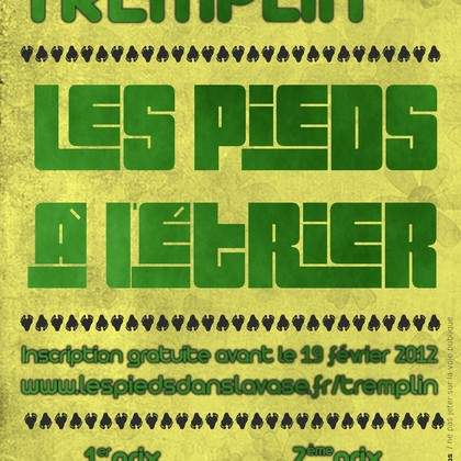 "les pieds à l'étrier" Tremplin du festival "les pieds dans la vase"