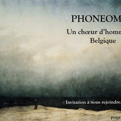 Phoneomen choeur d'hommes en belgique