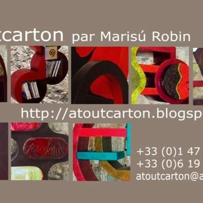 Meuble en carton - atoutcarton par Marisú Robin