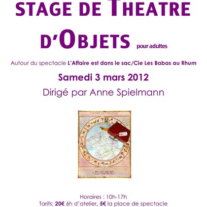 Stage de théâtre d'objet pour adultes
