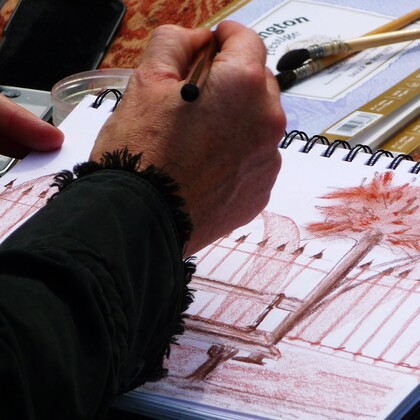 Stage d'été: dessin et croquis en plein air