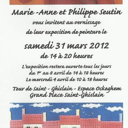 exposition de peinture marie-anne et philippe seutin
