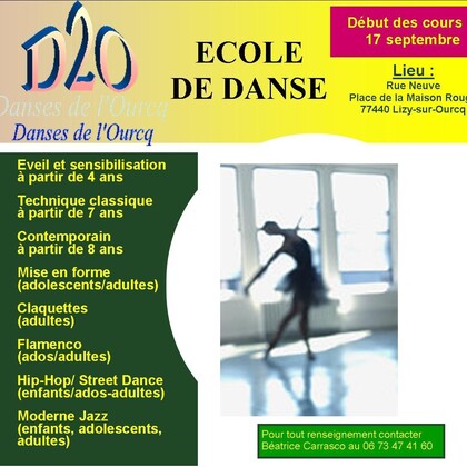 D2O Danses de l'Ourcq - l'école de danse du pays de l'Ourcq