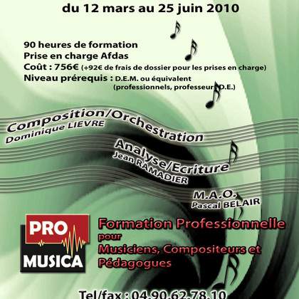 Stage de composition