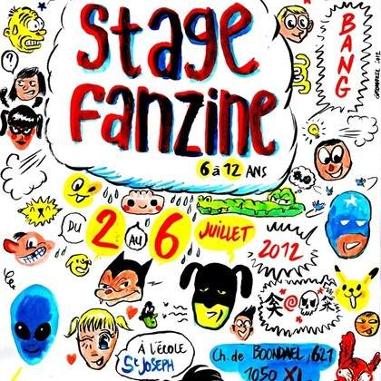 Stage créatif " Fanzine " par l'asbl Boîte à Clous - Les 400 Coups