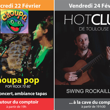 Choupa pop et Hot club de Toulouse