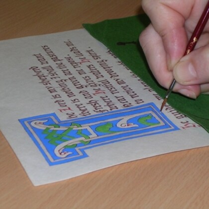 Ateliers dessin peinture, huile, calligraphie enluminure, modelage
