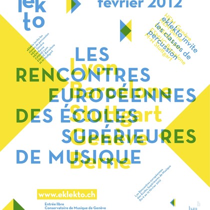 Rencontres européennes des écoles supérieures de musique du 9 au 12 fév. 2012
