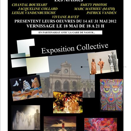 exposition en partenariat avec la gare de namur...