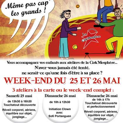 Stage cirque Adultes "Même pas cap les grands !"