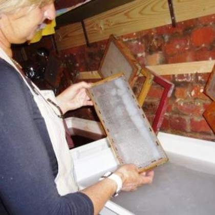 Fabrication de papier fait main