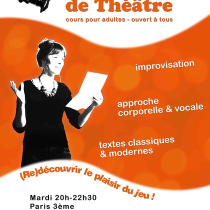 Cours de théâtre adultes amateur