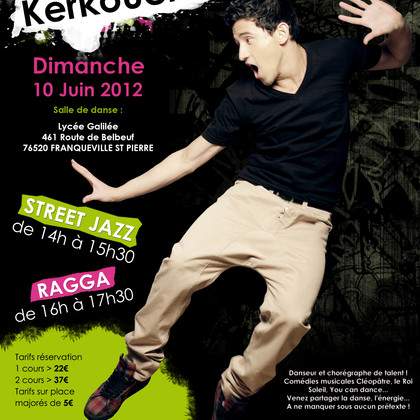 Mehdi Kerkouche stage de danse street jazz et ragga 