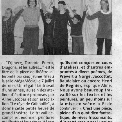Ateliers de théâtre