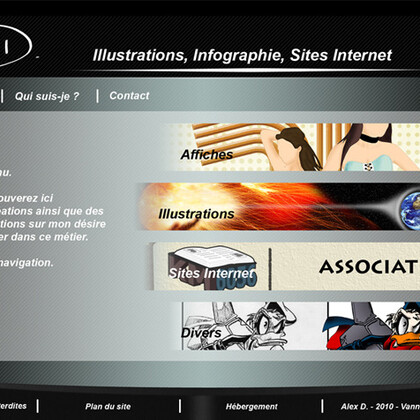 AlexD - Infographie, Illustrations, Affiches, Flyers, Livrets CD/DVD, Etude graphique pour décor