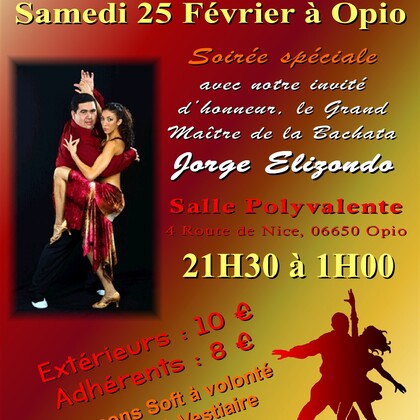 Soirée Salsa y Bachata avec Jorgue Elizondo