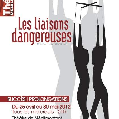 Les Liaisons dangereuses par Bob et Agläe : prolongations au Théâtre de Ménilmontant.