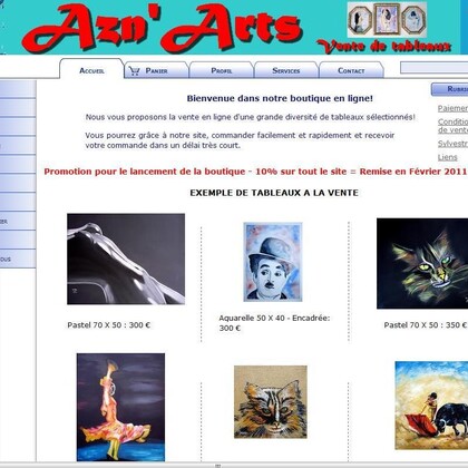 Azn'Arts - Galerie d'art de Sylvestre Aznar