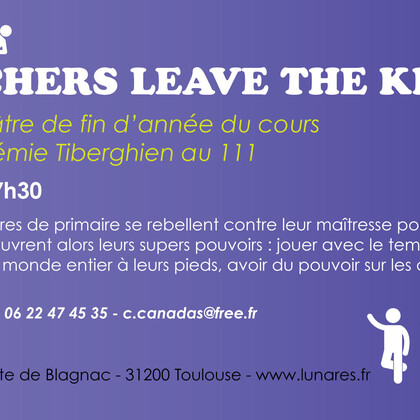 Spectacle de théâtre de fin d'année de l'association LUNARES