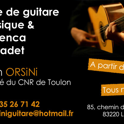 Ecole de guitare classique et flamenca