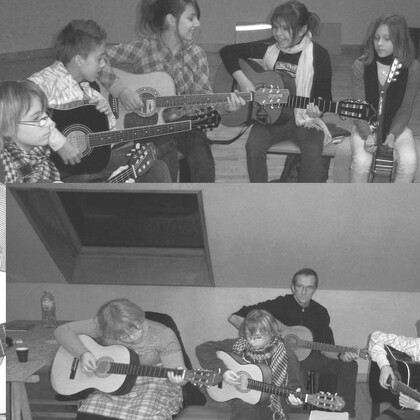 donne cours de guitare