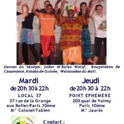 Cours de danses Africaines avec Mama Adèle