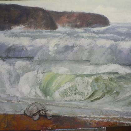 cours de peinture à l'huile en atelier à Curis au mont d'or
