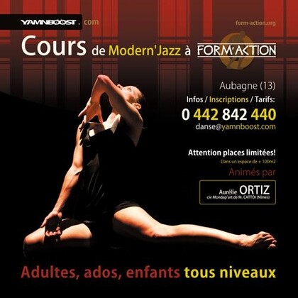 Cours Modern'jazz Aubagne