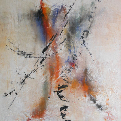 Exposition du peintre abstrait François ARNAUD à Séguret  (Vaucluse)