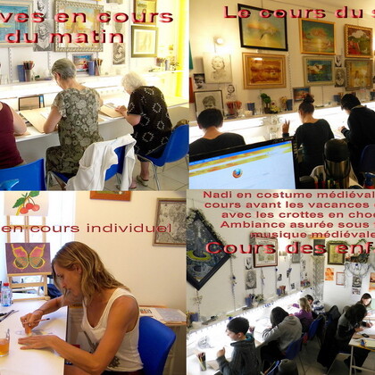 Cours de dessin & de pastel à la PORTE OUVERTE Inscription  pour  l'année 2012/2013  