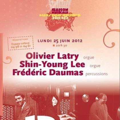 Marseille Concerts : Orgue-percussions aux Réformés (Latry-Lee-Daumas)