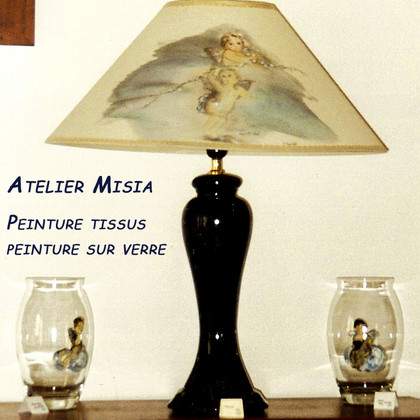 ARTS DÉCORATIFS SUR PORCELAINE - BOIS - SOIE À ROMBAS