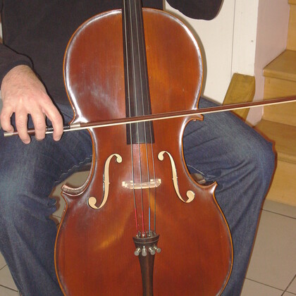 Violoncelle 4/4 fait main par luthier de Sarlat - Très belle sonorité, état impeccable