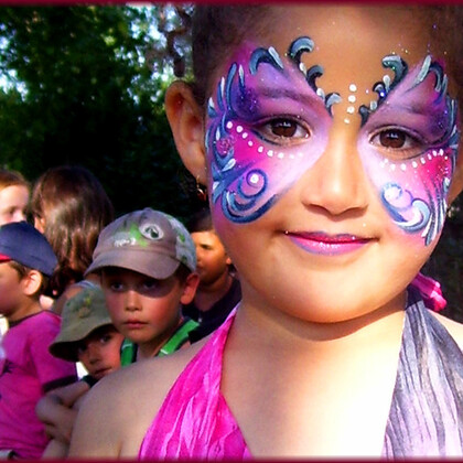 Animations de maquillage, enfants et adultes