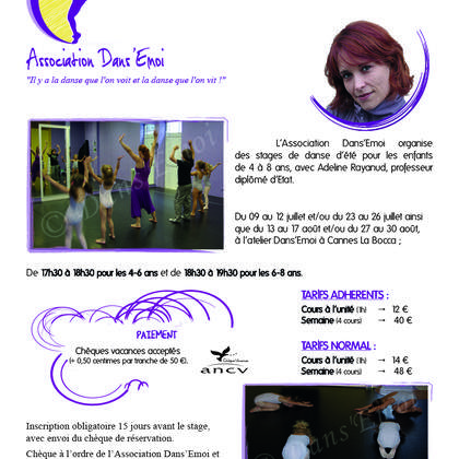 Stage de danse enfants 4-8 ans