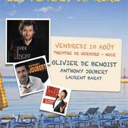 Olivier de Benoist, Anthony Joubert et Laurent Barat à Nice