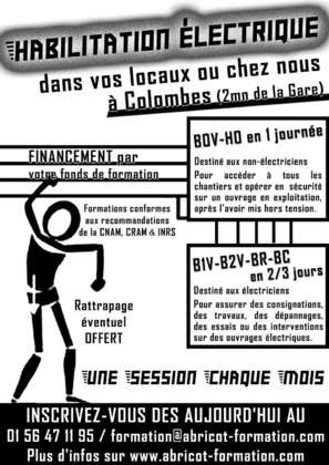 habilitation électrique basse ou haute tension ou recyclage Nouvelle norme