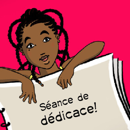 Séance de dédicace de la BD "Isha – L’Enigme Miyaga"