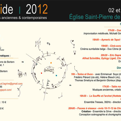A B S I D E - 2 0 1 2 - musiques anciennes et contemporaines.