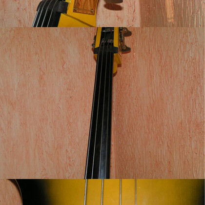 contrebasse 4/4 d'étude+stand+housse+micros cellules+archet