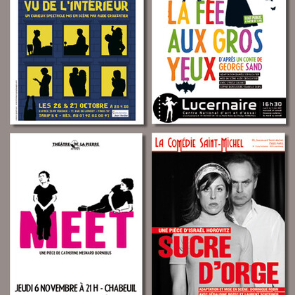 Maquettiste réalise vos affiches, flyers, dossiers de presse, sites internet. 