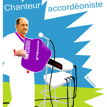 Accordeoniste chanteur pour animations dansantes ou musicales