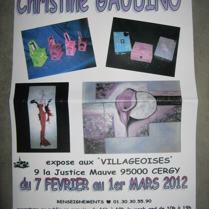 Exposition vente fresque en lin suspendues, tableaux, objets créatifs etc.......