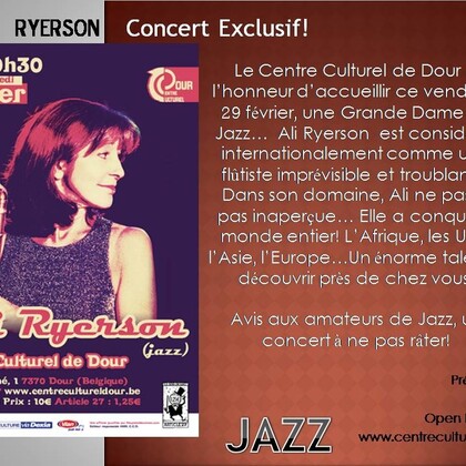 Ali Ryerson - Concert Exclusif!