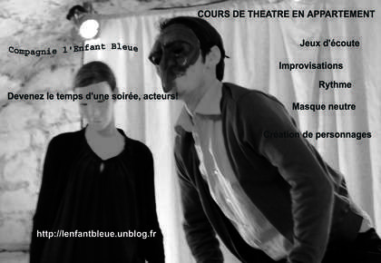 cours de théâtre en appartement