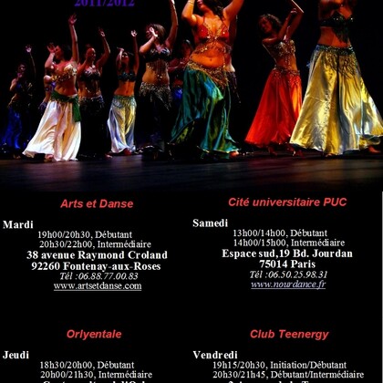 Cours de Danse orientale Moderne à Fontenay-aux-Roses 2011-2012