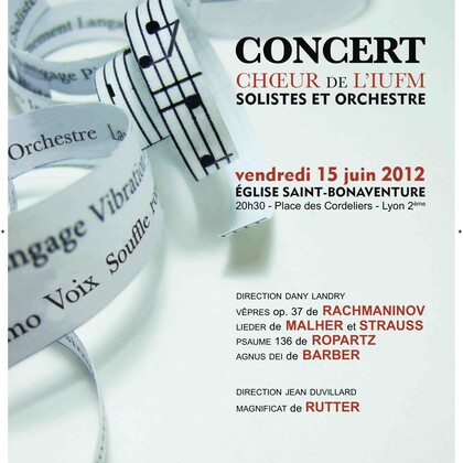 Concert du choeur de l'IUFM de Lyon
