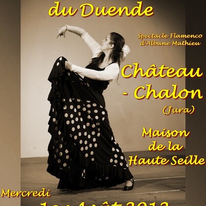 Spectacle Flamenco "Le Chemin du Duende" à AChateau Chalon