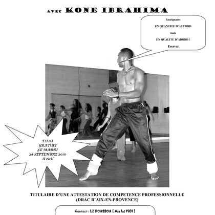 COURS ET STAGE DE DANSES AFRICAINES A MARSEILLE (Association LE DOUSSOU) 2010-2011