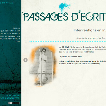 Ateliers d'écriture sur Paris - Ciclop Passages